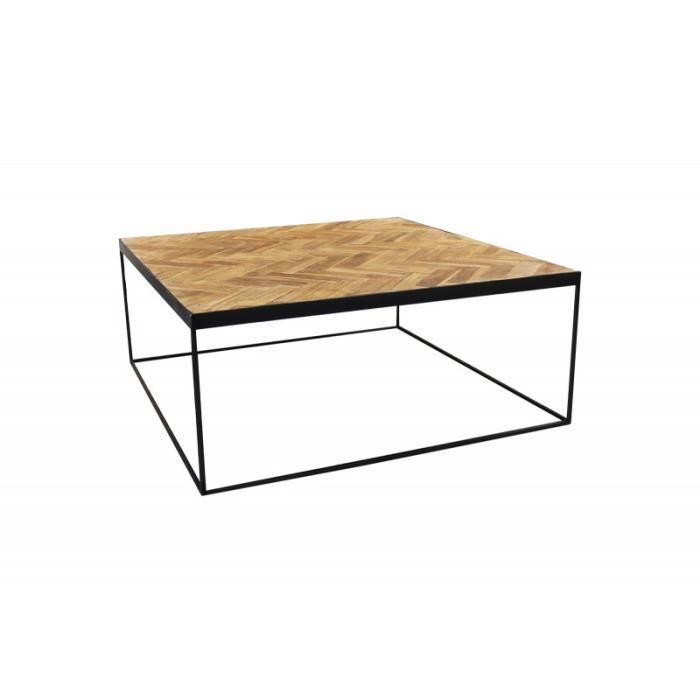 Table basse carré en teck - ANNA/M