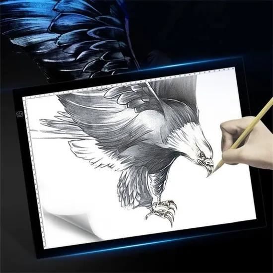 Tablette Lumineuse - A3 LED Pad Pour Dessiner - Table à Dessin Panneau d'éclairage