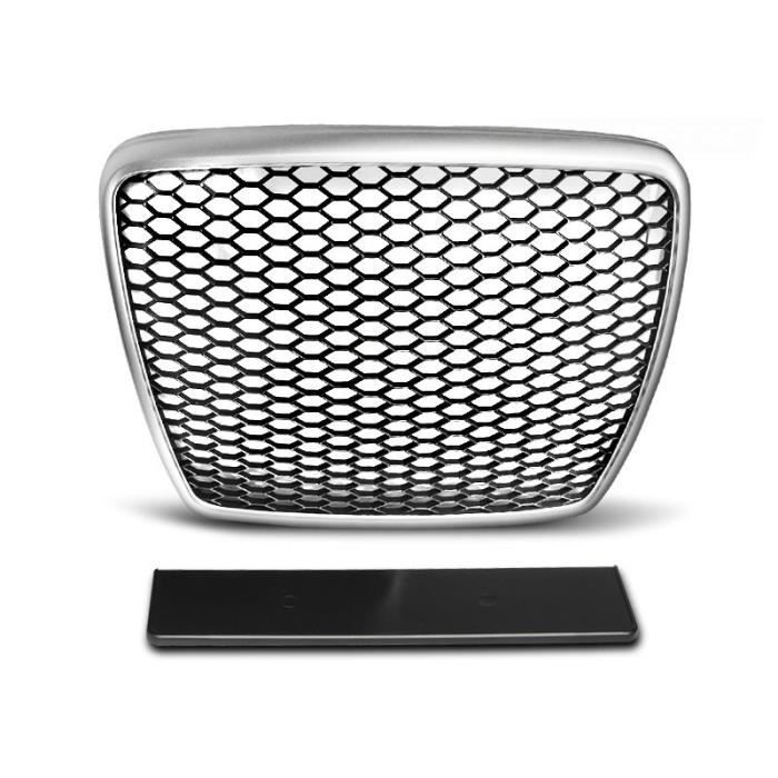 Calandre Audi A6 c6 09-11 argent rs-style