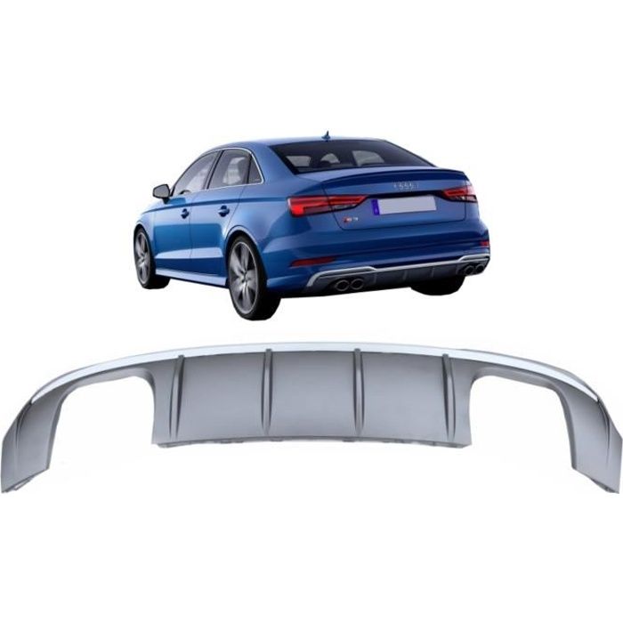 Diffuseur Pare-chocs pour AUDI A3 8V Facelift 16-19 S-Line Pare-chocs Berline Décapotable S3