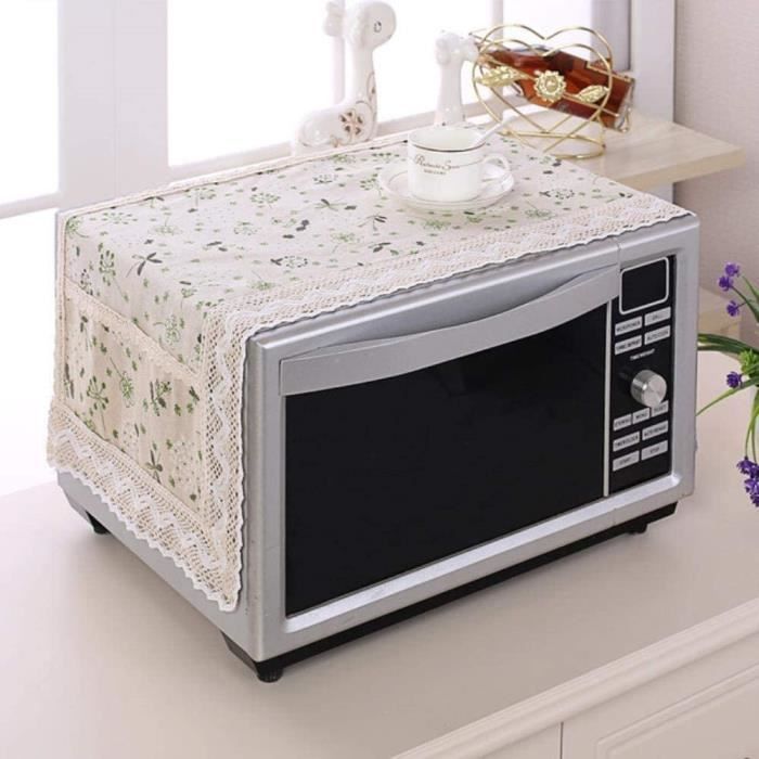 MICRO-ONDES Gouen Coloré Coton et Lin Housse Anti-poussière pour Micro-Ondes Double Poche Housse pour Four à303