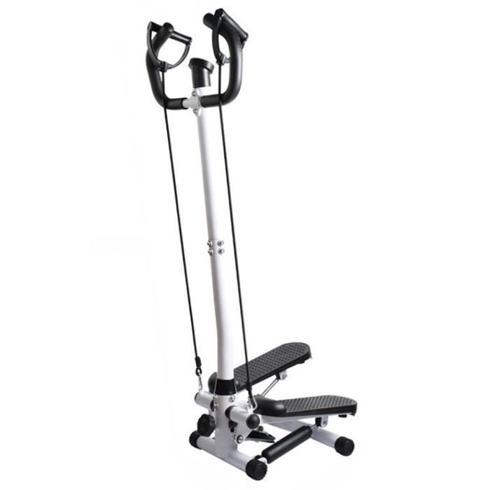 Stepper fitness, avec accoudoir poteau + corde d'entraînement, équipement de fitness à domicile
