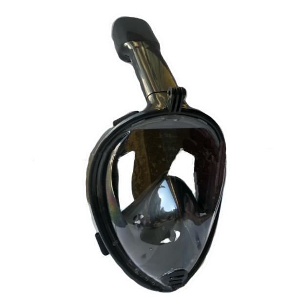 Masque de Plongée Intégral Masque Plongee Seaview pour Adultes et Enfants(noir) Taille S/M