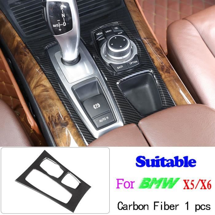 Amenagement Interieur,Accessoires de voiture Style en Fiber de carbone pour BMW X5 X6 E70 E71 2008 2013 ABS voiture - Type 10