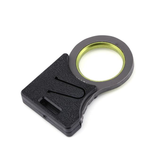 Fdit mini couteau porte-clés Mini outil EDC couteau à crochet de survie en plein air ceinture sous-abdominale coupe-pouce