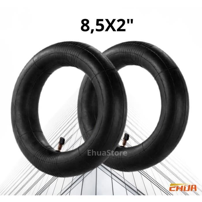 Ehua® 2x Chambre à air 8,5pouces - Trottinette Xiaomi M365/Pro