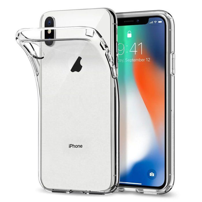 Coque pour iPhone X/Xs souple transparente Transparente Tendance Evetane