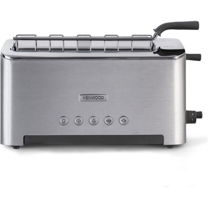KENWOOD TTM610 Grille pain Persona Fente ajustable 1080W - Aluminium brossé et gris