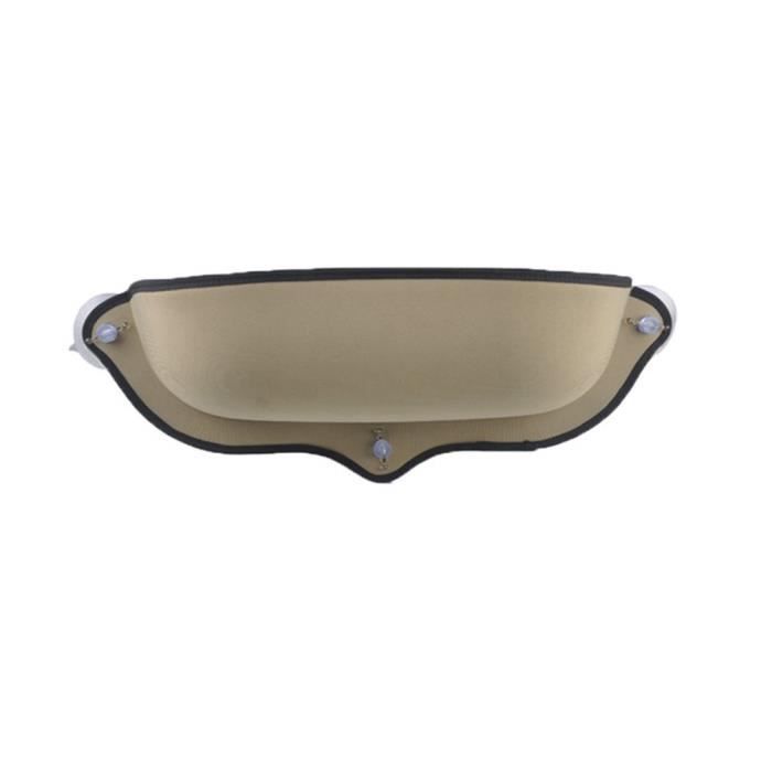 Hamac de chat beige siège de fenêtre pour chat Lit Bain De Soleil pour Chats Avec Coussin 68.58*27.94cm