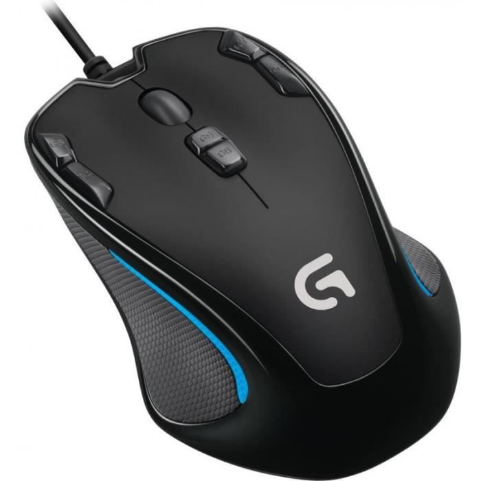Souris LOGITECH - Gaming Mouse G300s - Noir / Bleu - 910-004346 • Périphérique