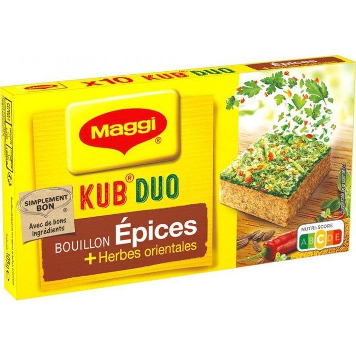 Maggi Kub duo Bouillon épices 105g
