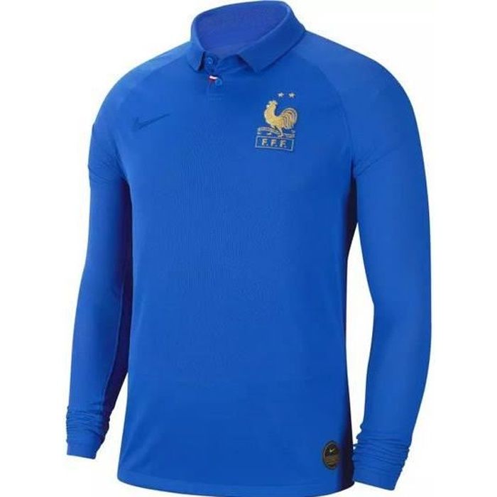 Maillot Manches Longues France Centenaire 2 étoiles Nike Breathe