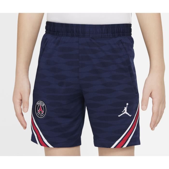 Short Entraînement Jordan x PSG Strike Bleu Junior 100 % Polyester