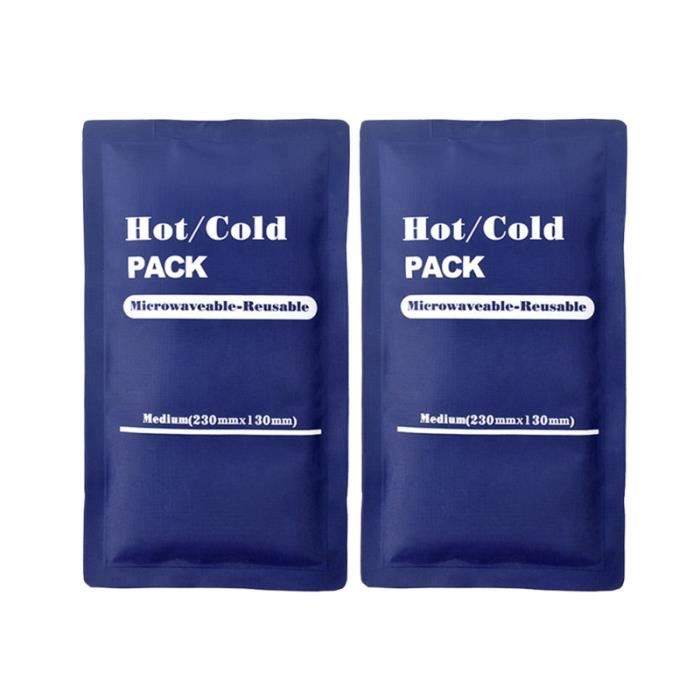 2PC Pack de compresse froide et chaude médicale multi-usages enfants fièvre refroidissement Ice Pillow (bleu)