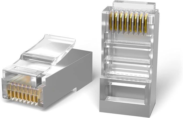 PENGLIN - 5 Coupleurs RJ45 CAT6 Femelle-femelle Pour Montage Sur Panneau - Avec Capuchons Anti-poussière, étanches