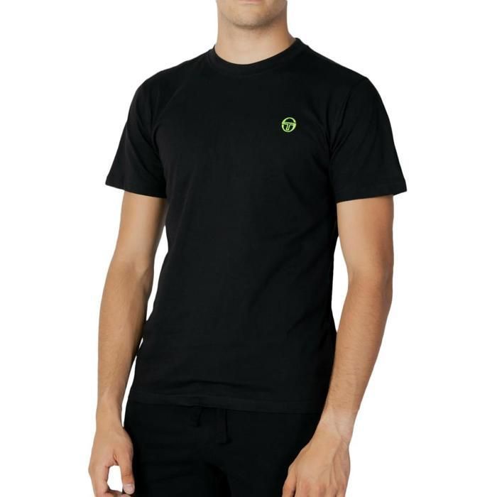 T-shirt Noir Homme Sergio Tacchini 103 T-shirt Noir Homme Sergio Tacchini 103
