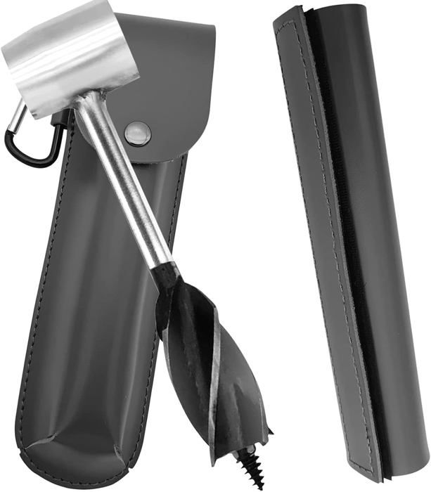 Tbest Tarière à Main Tbest Tarière Bushcraft Foret à Tarière Clé à Main Pour Forage Facile Du