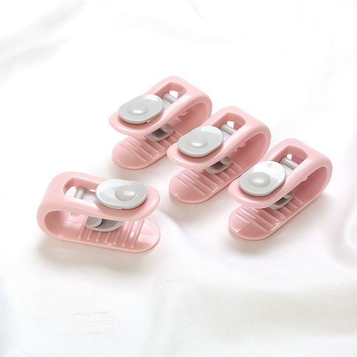 INF Attache Couette Boucle de Pouce (Lot de 8) Rose
