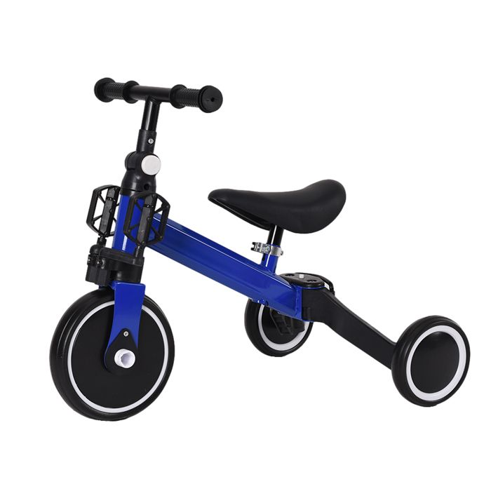 Tricycle 5 En 1 Pour Tout-Petits WELSPO - Vélo Équilibre, Pédales Amovibles Et Poignée Poussée