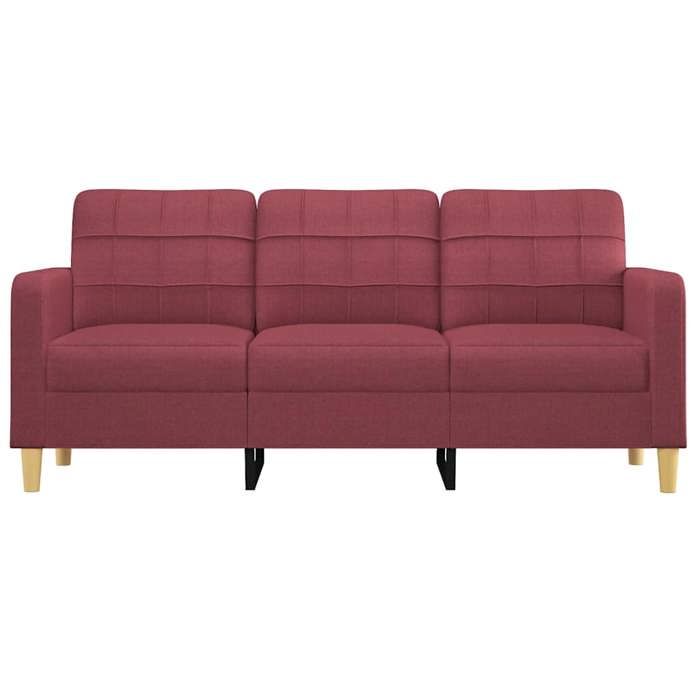 Canapé lit 3 places MASTER convertible EXPRESS 140 cm Cuir Bordeaux MATELAS 18 CM INCLUS