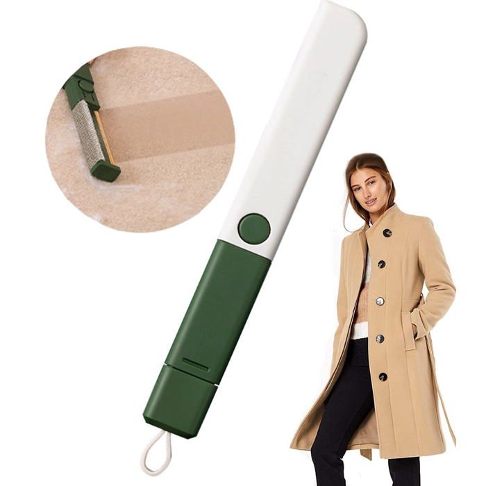 zhan-Rasoir anti-peluches portable  Éliminateur de peluches  Brosse de voyage double face  Pour éliminer les peluches les po