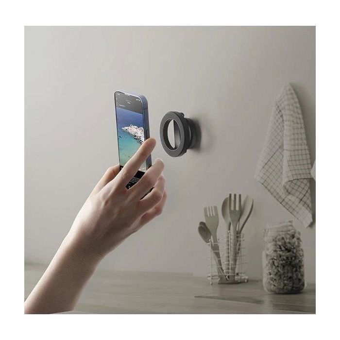 Support TV - UNIQ - Velo Magnétique Universel - Noir - Mural - Compatible TV