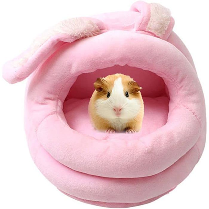 Meilleurs prix pour Maison pour Cochon Inde Lit Chaud Douillet pour Hamster Doux et Confortable Lit pour Petits Animaux Lapin 20*20cm CORBEILLE
