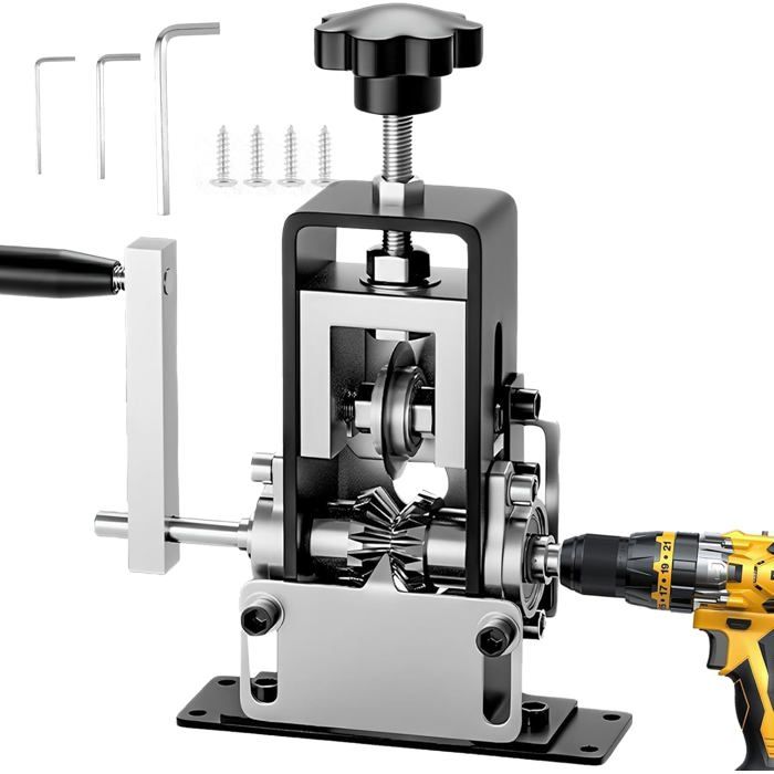 Dénudeur de câble Automatique 1-25 mm - Machine à dénuder le cuivre acier 3 trous (7/13/25 mm)