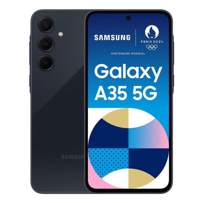 Samsung Galaxy A35 5G Enterprise Edition Smartphone 6.6 128GB RAM 6GB Dual SIM Android Blu marino