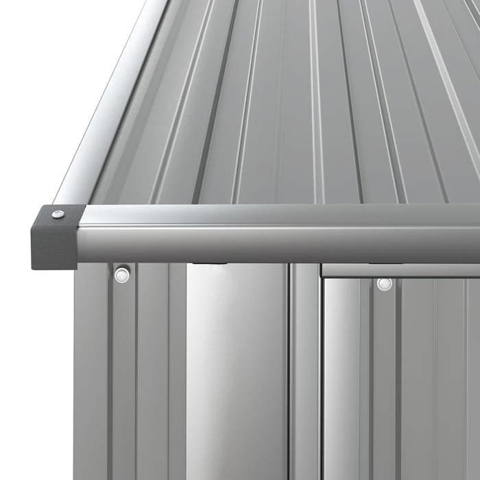 NEUF Remise/Armoire de jardin - avec rangement - Abri de jardin - Gris 180 5 x 97 x 209 5cm Acier galvanisé FR00_40263975504