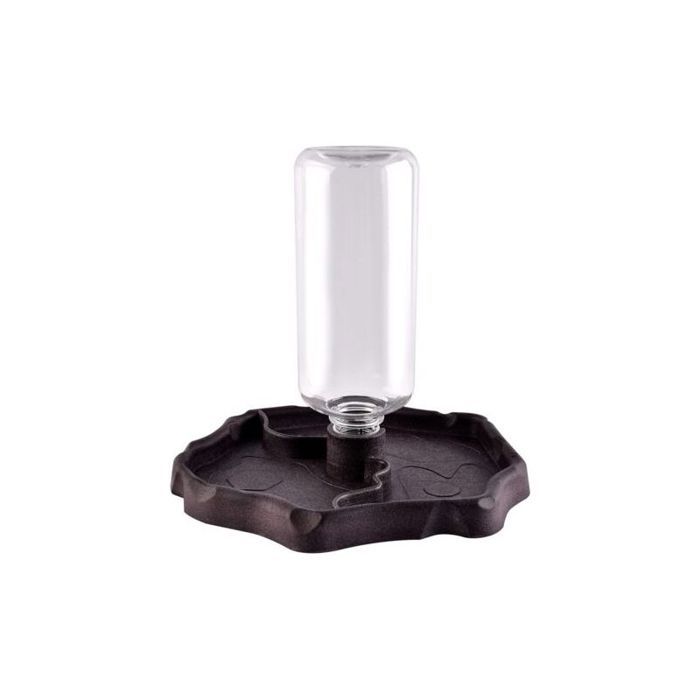 Distributeur deau pour Reptile Abreuvoir Tortue Mangeoire Gamelle Tortue Terrestre Distributeur 2 en 1 de Nourriture Anti Debor