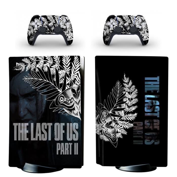 Argent - The Last of Us-Autocollant de peau de disque PS5, Housse de