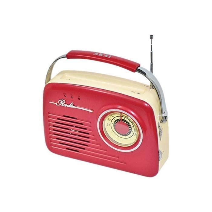 Akai Ar 78r Transistor Radio Vintage Rouge Tuner Hi Fi Avis