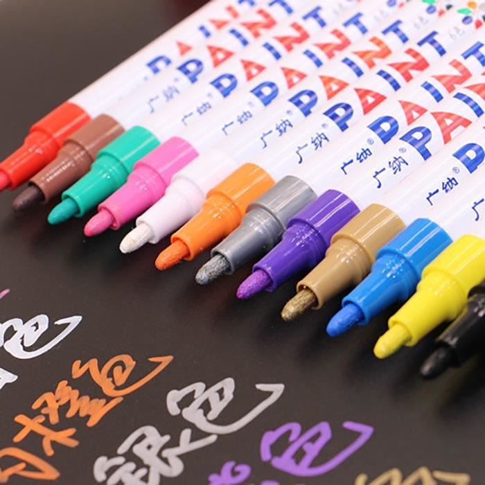 Stylos à Bougies 32 Couleurs Lot De 32 Stylos Peinture Pour Bougies - 24 Couleurs 8 Fluo, 10 Ml Chacun, Lavables Et Non Toxiques Kit Décoration Bougie DIY