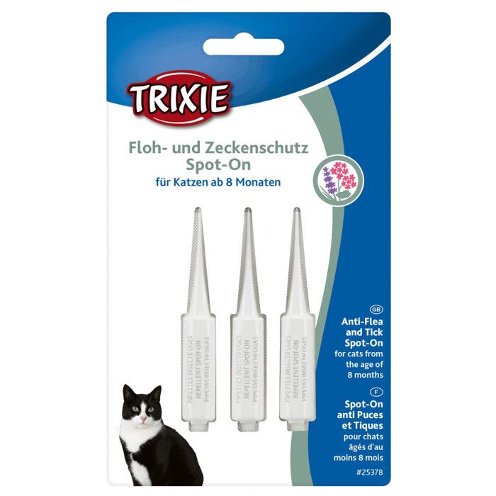 Comparer les prix de Pipettes anti-tiques et puces, Spot-On pour chat + de 8 mois - animallparadise 3