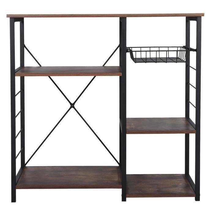 Etagere Pour Four A Micro Ondes En Bois Vintage Etagere De Cuisine