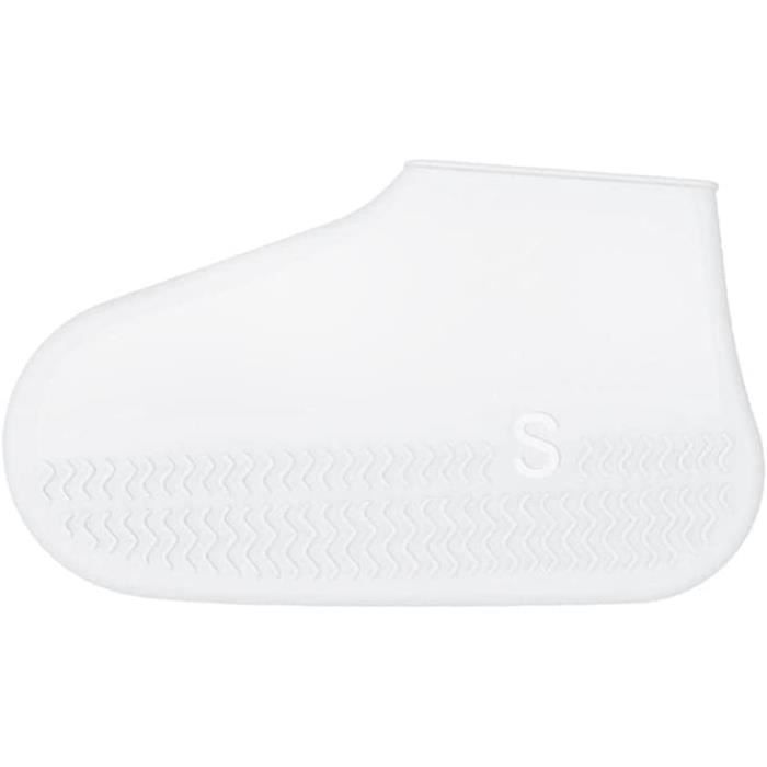 2 Paires De Couvre-chaussures Silicone Imperméables - Réutilisables, Antidérapants - Tailles S/M/L Pour Homme, Femme, Enfant