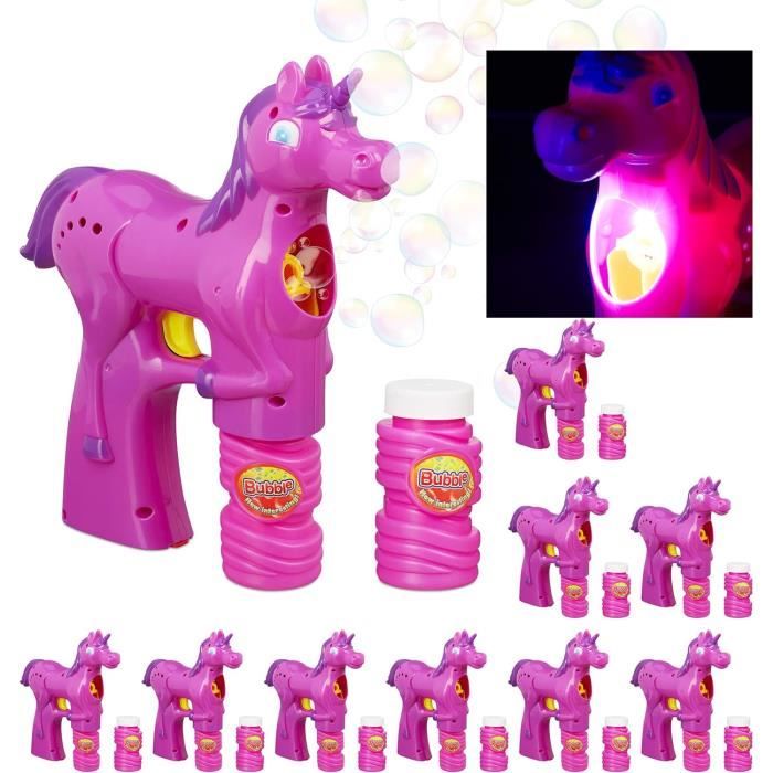 One Two Fun Ma licorne à bulles son et lumière Asst pas cher