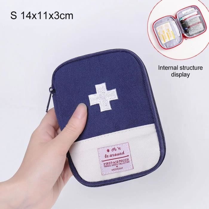 Sac Banane Premiers Secours Vide - Trousse Médicale D'urgence, Imperméable, Taille Réglable, Pour Randonnée, Voyage, Camping - 14