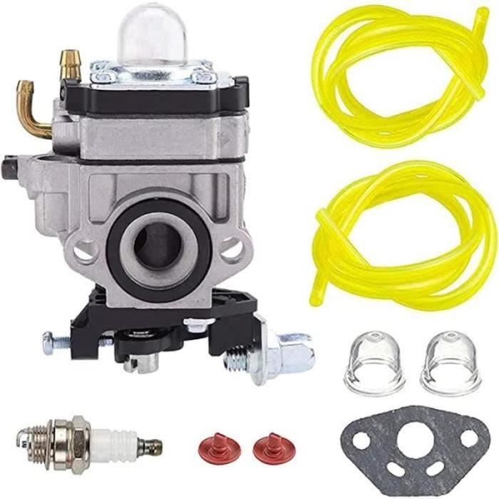Kit Carburateur + Bougie Pour Tondeuse Robin Subaru EH025 EH035 - Remplacement 592-60090-00-2 - Compatible Tondeuse à Gazon
