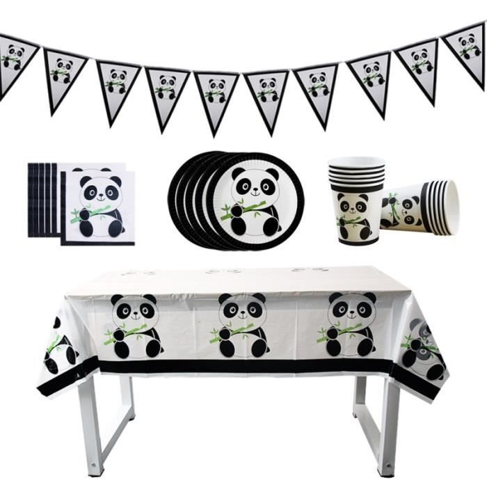 Pennant Banniere Panda Assiette En Papier Tasse Assiette En Tissu Nappe Jetable Vaisselle Vaisselle Fete D Anniversaire Fournitures Achat Vente Banderole Banniere Soldes Cdiscount