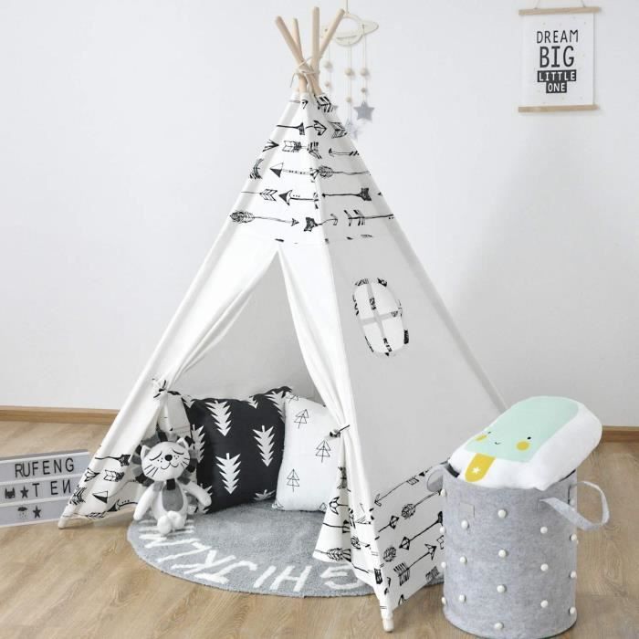 Mechhre Tipi Enfant Interieur Avec Decoration Nuage Tente De Jeu Fille Garcon 100 Coton Toile Cdiscount Jeux Jouets Mechhre Tipi Enfant Interieur Avec Decoration Nuage Tente De Jeu Fille Garcon 100 Coton Toile Cdiscount Jeux Jouets