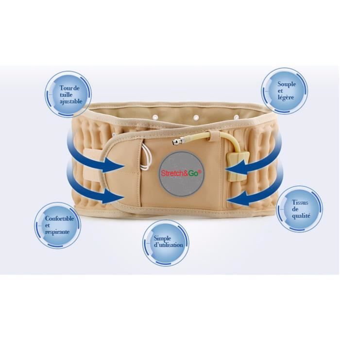 ceinture lombaire gonflable pharmacie