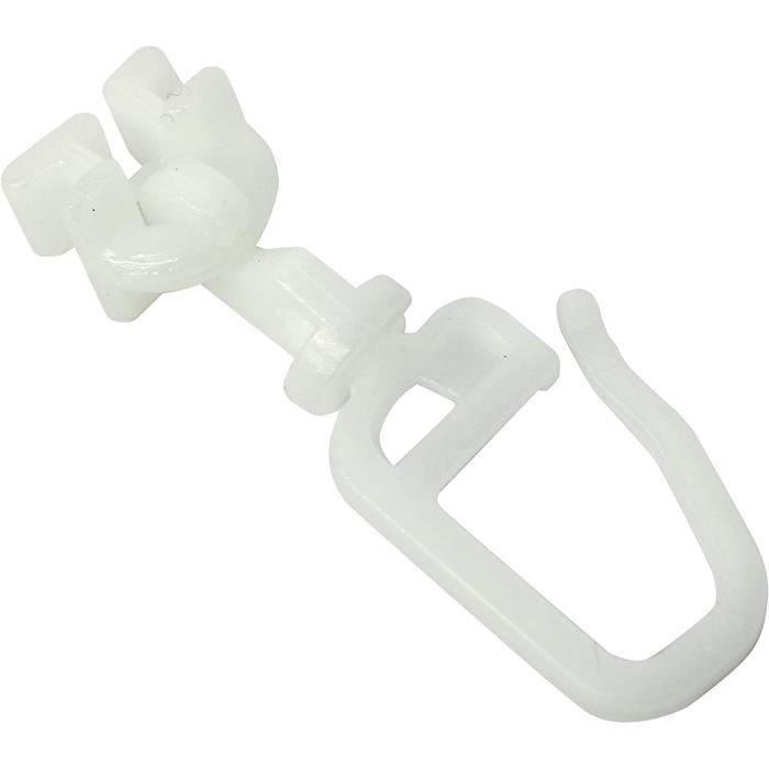 20 Pièces Pince à Linge Avec Crochet Rotative, Plastique Pince Crochet Rotatifs, Cintre Pince