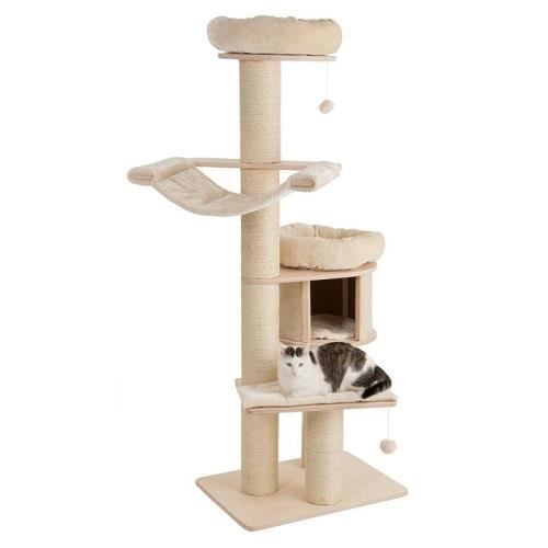 Arbre A Chat Natural Paradise 105 X L 90 X H 175 Cm Creme Achat Vente Arbre A Chat Arbre A Chat Natural Paradi Cdiscount