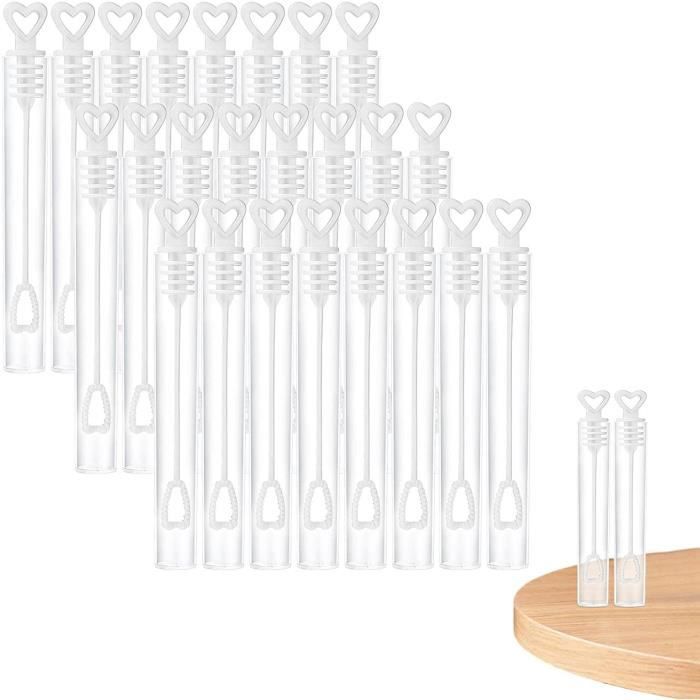 Lot De 24 Tubes à Bulles En Forme D'étoiles - Pour Fêtes, Mariages, Cadeaux Enfants, Prêts à L'emploi