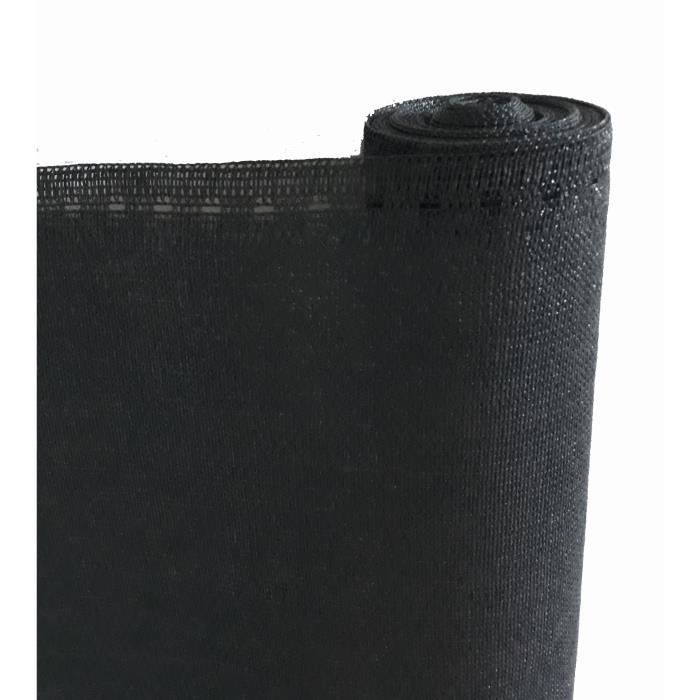 Brise Vue Gris Anthracite 10m - 300g/m² - Protection Intimité Jardin Et Piscine - Œillets Tous Les Mètres