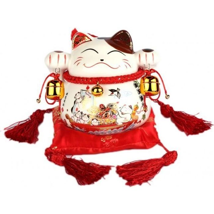 Images Statues D Animaux Enorme Tirelire Chat Prosperite Japonais Maneki Neko B Chats