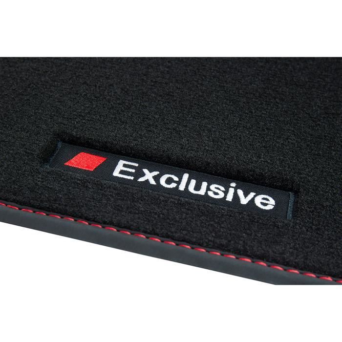 AUDI 80 coupé 100% Coupe paillassons voiture tapis noir argent rouge bleu