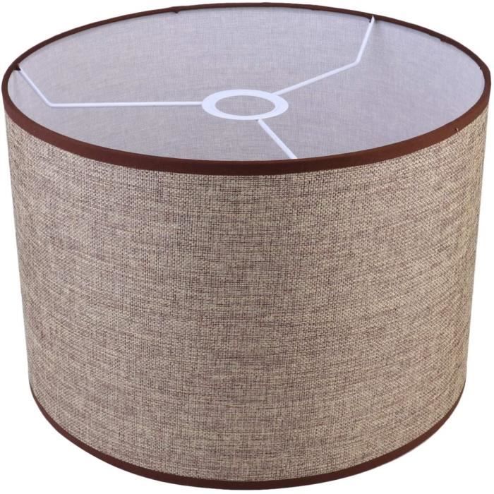 Lot De 2 Abat-jours Tambour - Abat-jour Tambour De Rechange En Tissu